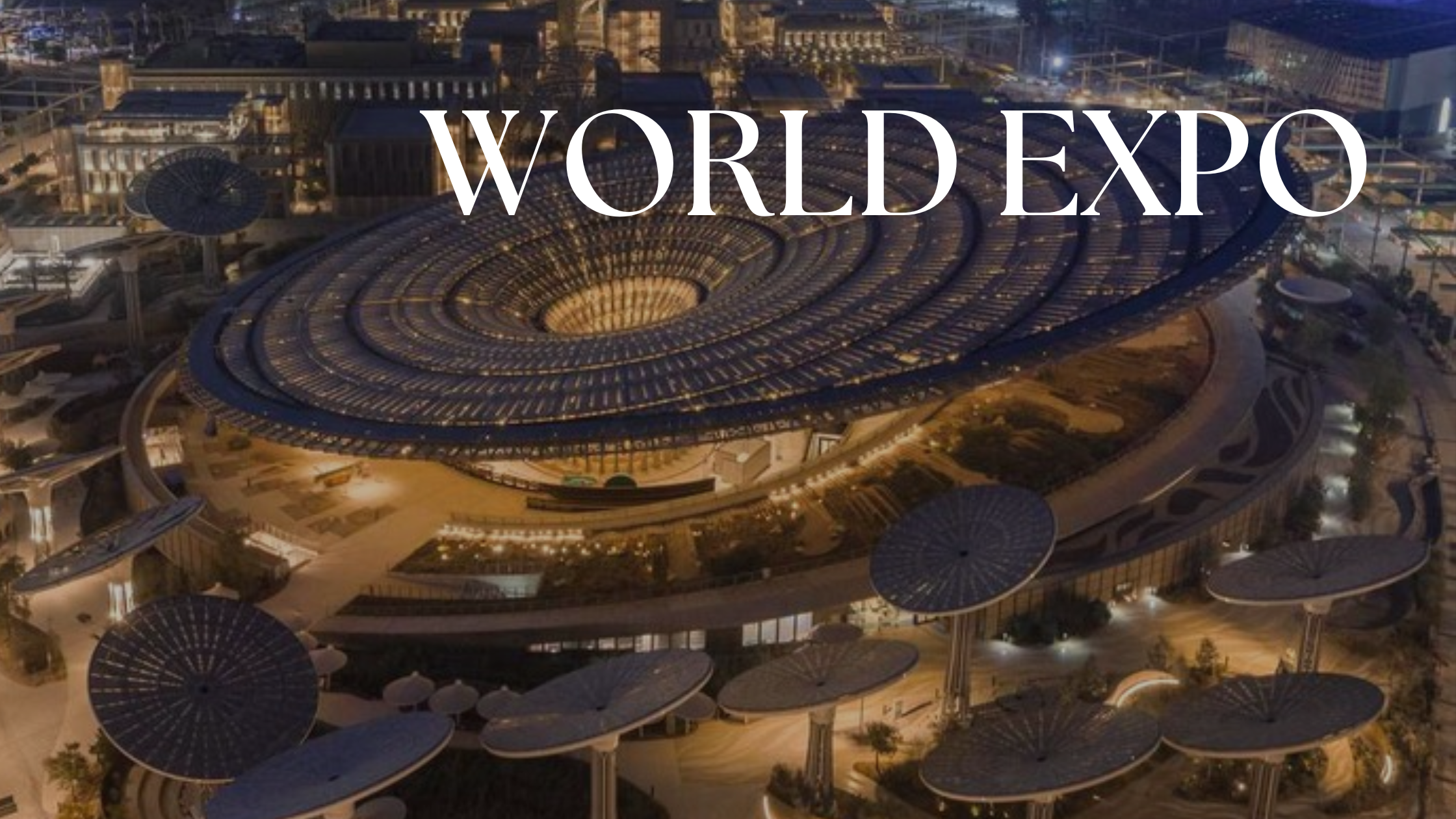 Dubai Expo Venue Aereal View 2020