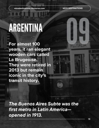 Historical wooden subway car from Buenos Aires’ original Subte
